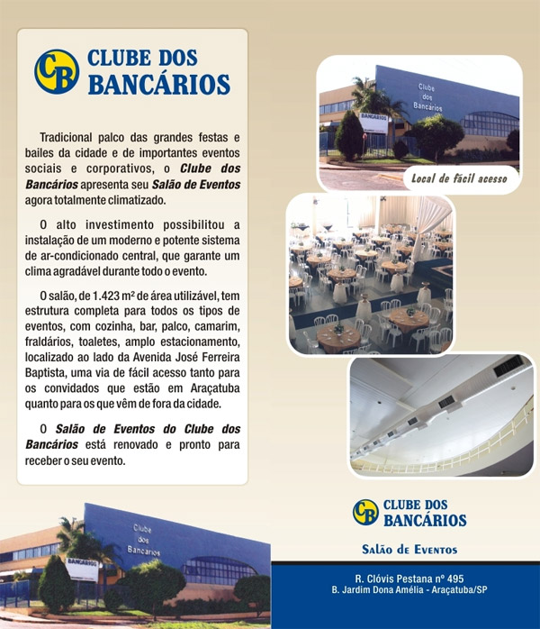 Santo Anastacio, SP / BR, Clube dos Bancarios